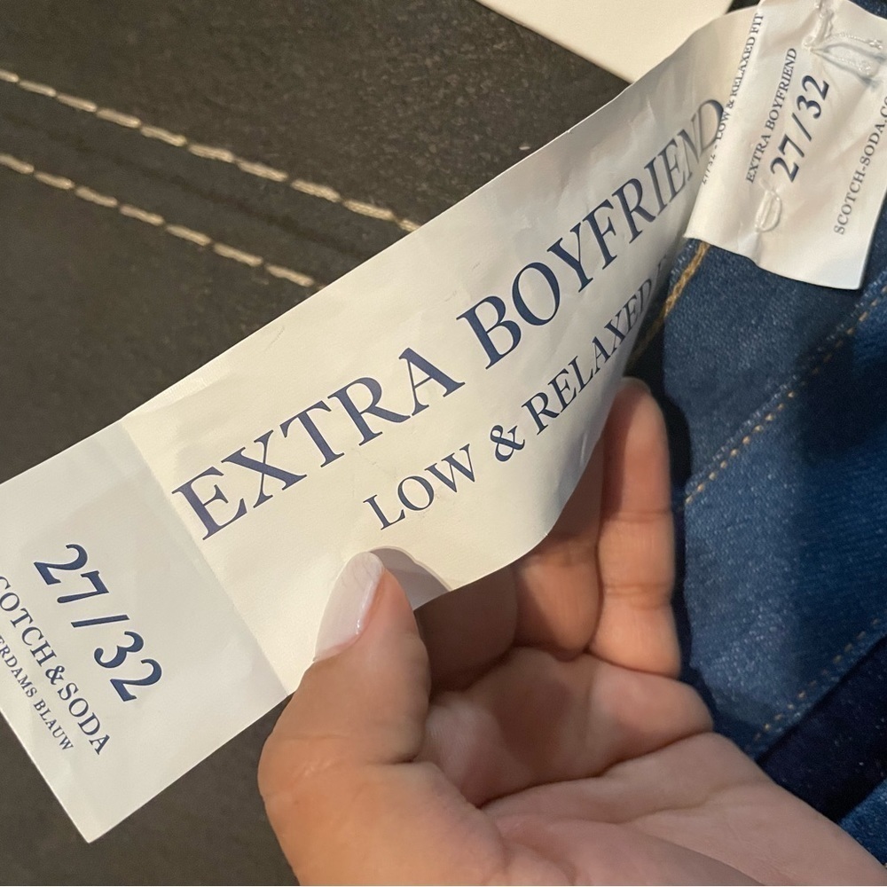 Scotch & Soda Extra Boyfriend Raw Crop Hem Jeans NWT - Picture 8 of 9